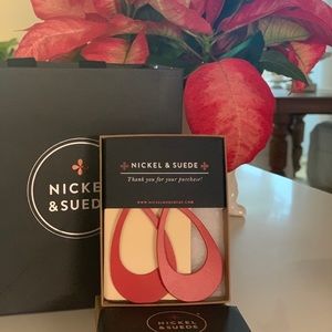 Nickel & Suede Earrings